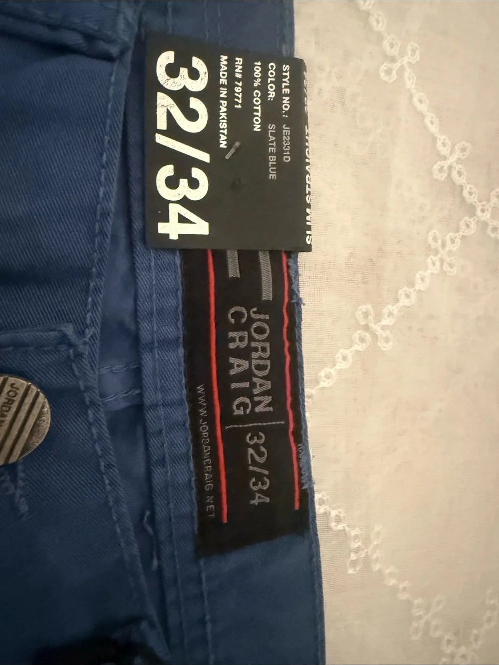 Jordan Craig Men's Navy Bootcut Jeans